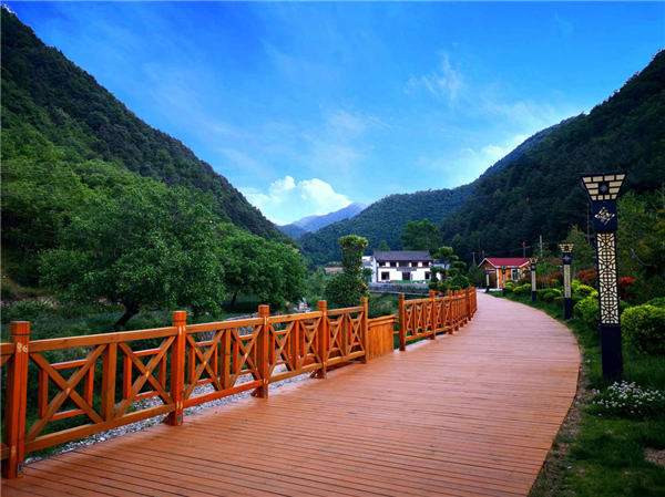 藍(lán)田縣葛牌鎮(zhèn)紅色小鎮(zhèn)景觀工程