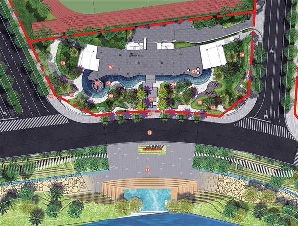 希爾景觀丨茂名華僑城歌美海純水岸