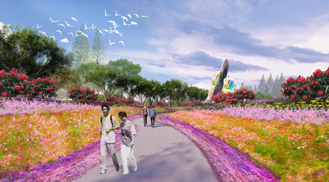 花博會建設進入沖刺階段，園區效果圖搶先看