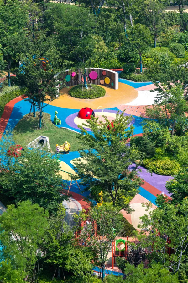 雅藍圖景觀丨白鷺金岸中央公園