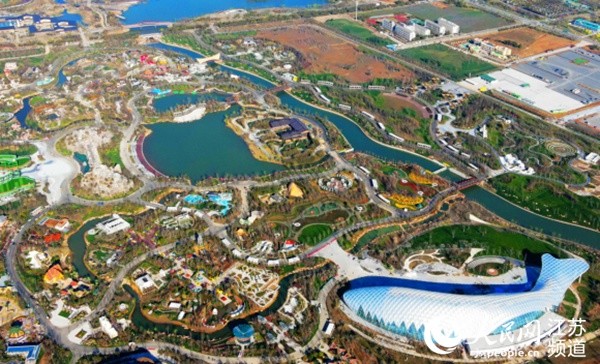 江蘇:生態留白迎蝶變 “世園”花開棗林灣