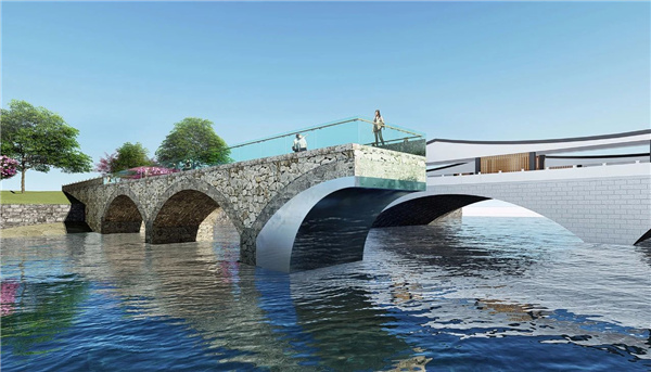 思樸設(shè)計丨黃山浦溪河青藍(lán)橋藝術(shù)營造
