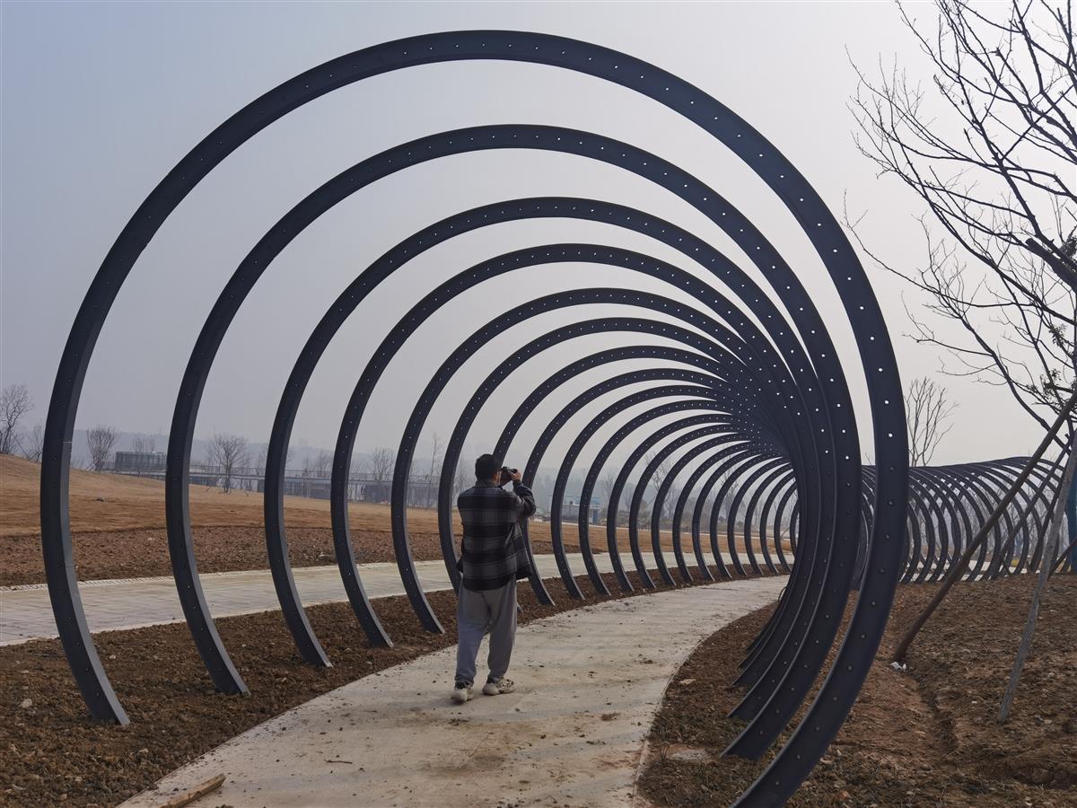 湖北省第三屆(荊門)園博會32個展園基本完工