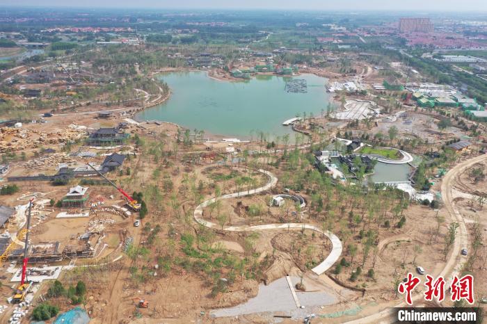 河北省第六屆園博會園博園項目進入攻堅階段