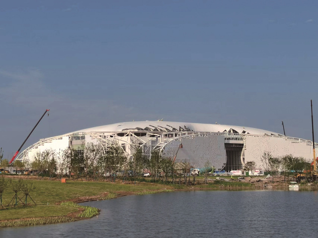 江蘇連云港:大美園博園已進入竣工倒計時