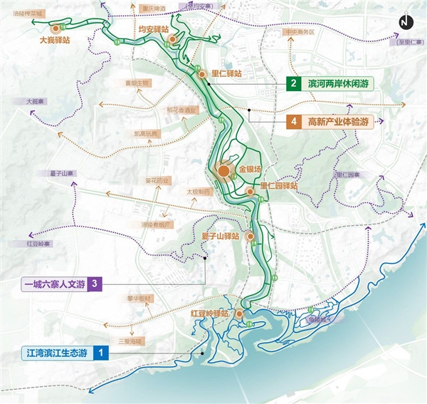 重慶市涪陵高新區淶灘河生態修復規劃設計
