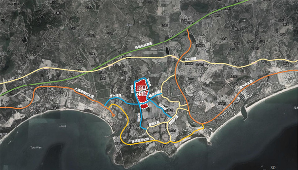 海南龍嶺清水灣IN+直播小鎮項目園林景觀設計