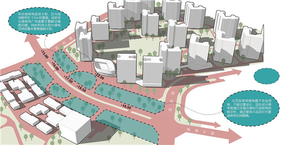 海南龍嶺清水灣IN+直播小鎮項目園林景觀設計