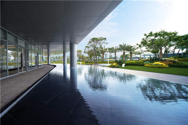 海南龍嶺清水灣IN+直播小鎮項目園林景觀設計