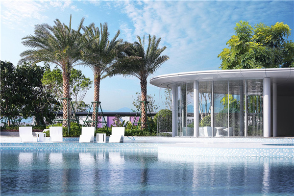 海南龍嶺清水灣IN+直播小鎮項目園林景觀設計