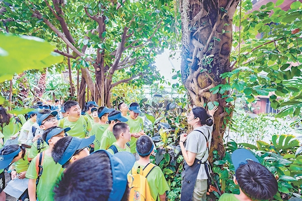 世園公園迎來暑期研學熱 場館再利用變青少年營地