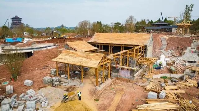 成都世園會首批展園已基本呈現