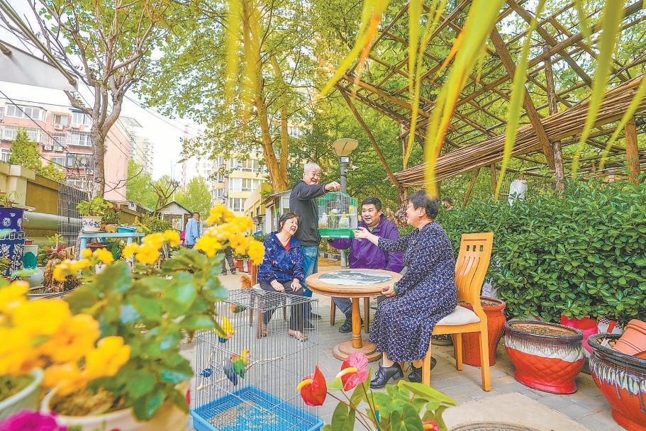 北京：“螺螄殼”里擠出610個(gè)口袋公園