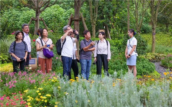 日本風景園林設計咨詢協會（CLA）調研成都世園會
