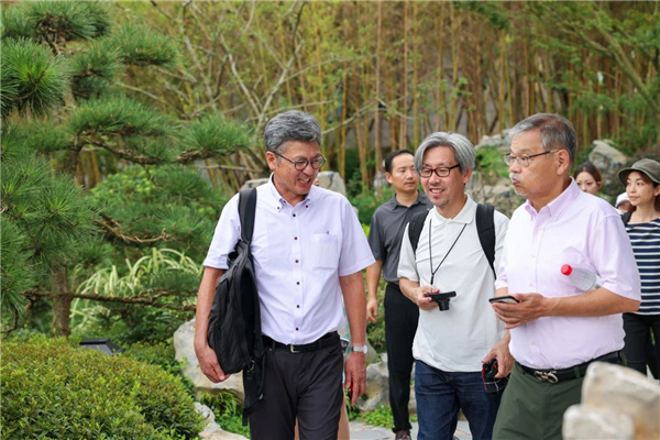 日本風景園林設計咨詢協會（CLA）調研成都世園會