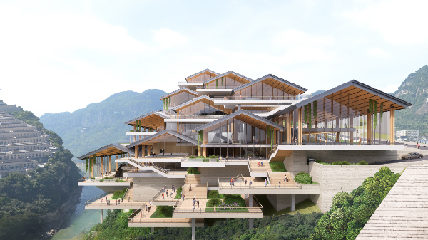 古藺國際建筑設計競賽結果，四家方案展示