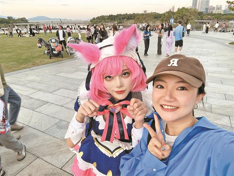 深圳：人才公園變身二次元世界