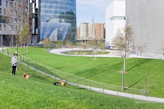 西班牙畢爾巴鄂Campa de Los Ingleses公園圖紙 公園綠地