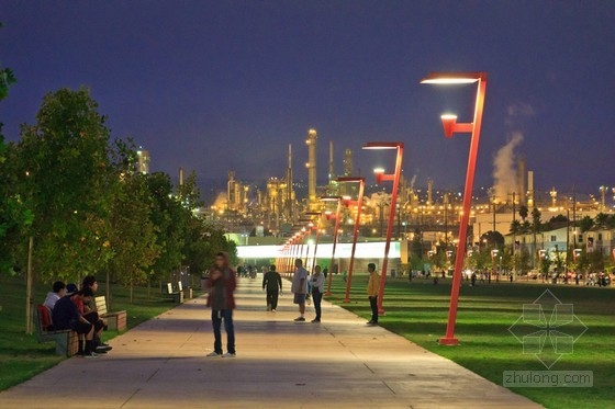 Saskai事務所設計的洛杉磯濱水公園