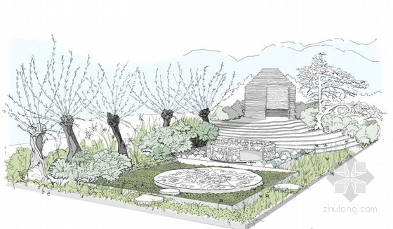 2013年切爾西百年花展——精選花園設(shè)計(jì)草圖