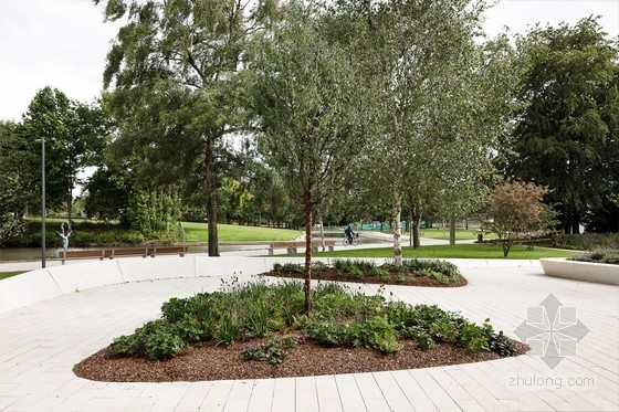 HTA設(shè)計的英國斯蒂夫尼奇城中心花園