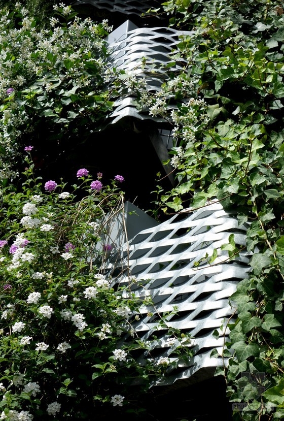 巴塞羅那住宅垂直花園