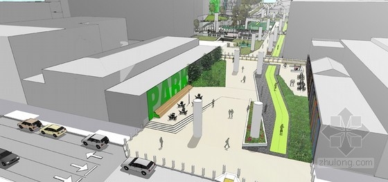 CMG設計的樞紐街景與奧斯卡公園