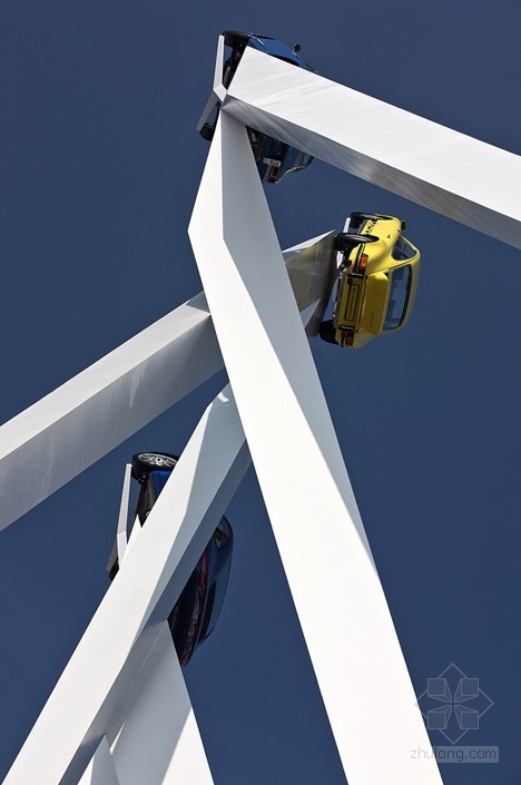 保時捷車展雕塑設計