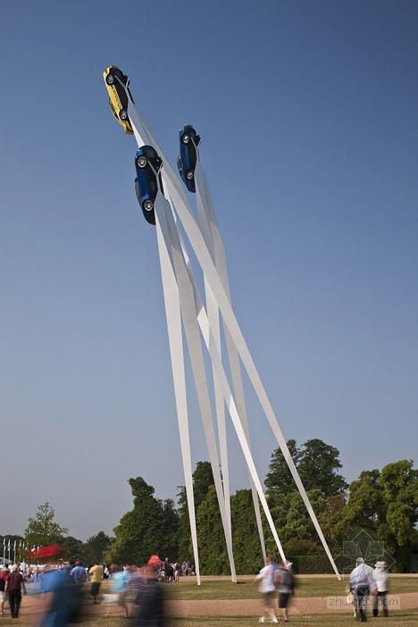 保時捷車展雕塑設(shè)計