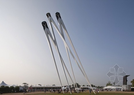 保時捷車展雕塑設(shè)計