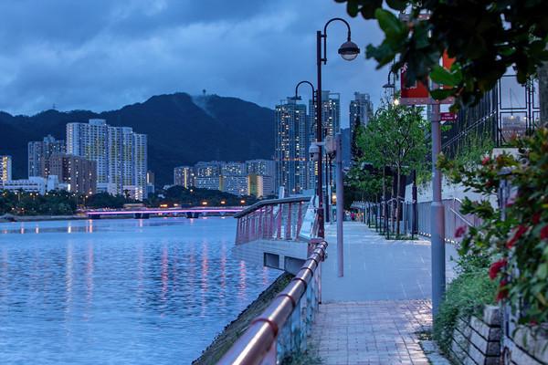香港沙田濱河棧道