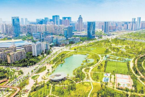 成都世園會籌備進展:園區內骨干道路基本成形