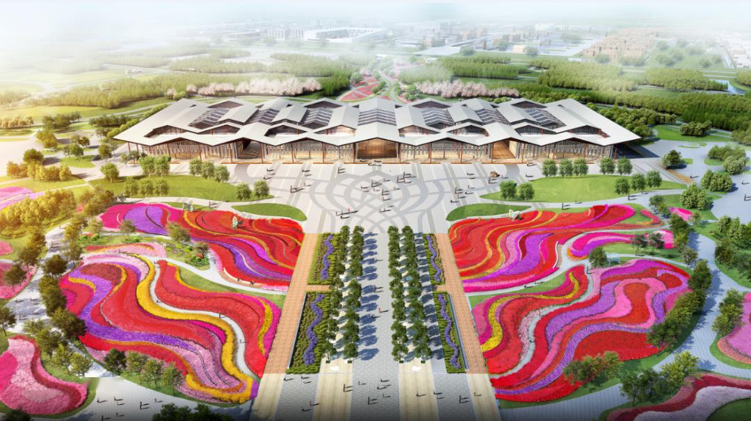 花博園復興館卡紙折疊起伏中展現百年復興路