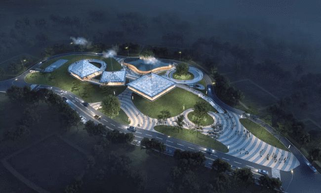 徐州園博園一云落雨國(guó)際館:理性思維下的浪漫