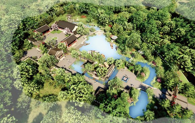 人文自然交匯 ——滄州園博園城市展園