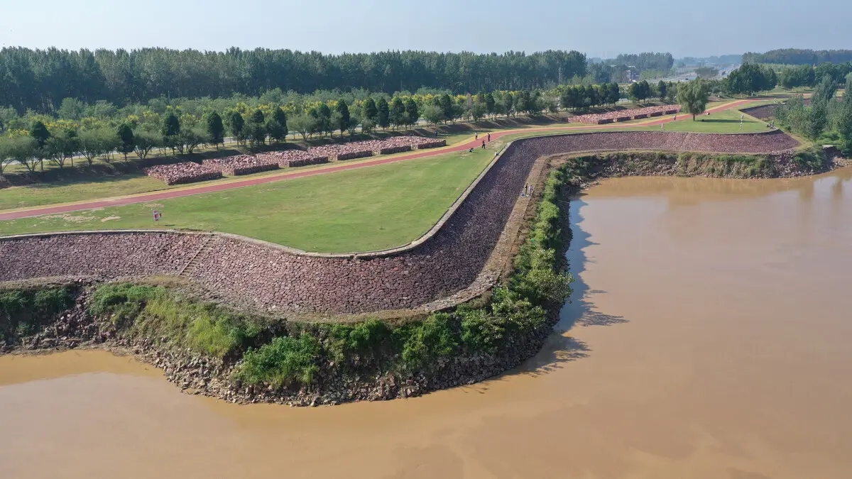 河南開封：建設(shè)生態(tài)廊道 打造黃河福道