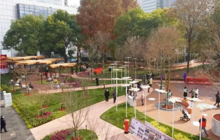 上海口袋公園建設(shè)注重優(yōu)化空間資源布局